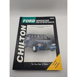 Chilton‎ 1995 - 2003 FORD WINDSTAR TOTAL CAR CARE REPAIR MANUAL